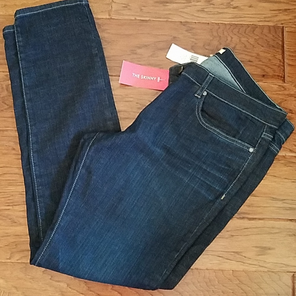 Eileen Fisher skinny Jeans size 14 NWOT dark wash